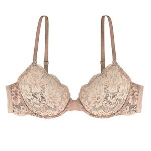 Dorina 32B Rosa Demi Beige Underwire Lace Bra! NEW!
